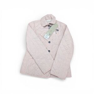 Burberry Kids Light Pink Quilted Jacket